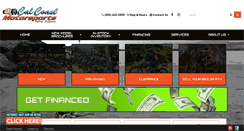 Desktop Screenshot of calcoastmotorsports.com